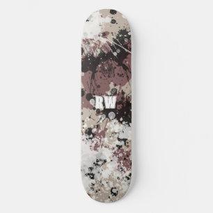 Moderne verfspatten gepersonaliseerd Skateboard