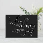 Moderne verhuizing van nieuwe huizen aankondiging (Staand voorkant)