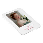 Moderne verjaardag foto magneet (Rechterzijde)