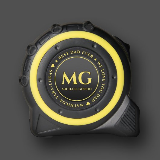 Moderne Verjaardag Pap Monogram Vaderdag Rolmaat