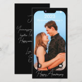 Moderne verjaardags telefoon vergrendelscherm foto (Voorkant / Achterkant)