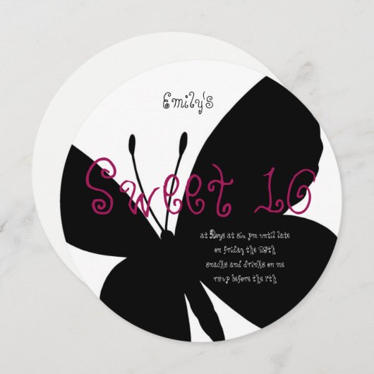 Moderne verjaardagskaart voor 16 jaar kaart (Voorkant / Achterkant)