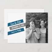 Moderne Verlant sparen het Briefkaart van de Datum (Voorkant / Achterkant)