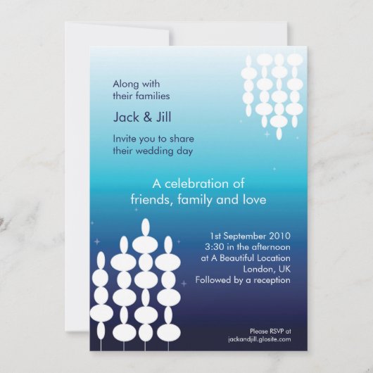 Moderne verlichting 5x7 kaart (Voorkant)