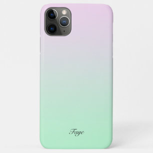 Moderne verloopkleurenachtergrond met naam iPhone 11 Pro Max Hoesje