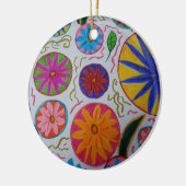 Moderne versiering van keramiek keramisch ornament (Links)