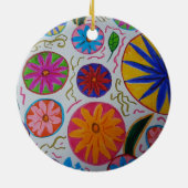 Moderne versiering van keramiek keramisch ornament (Achterkant)