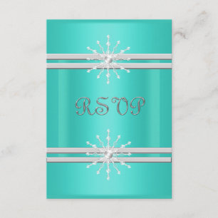 MODERNE VERT TURQUOISE CRYSTAL RIPPLE RSVP