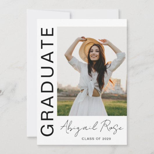 Moderne Verticale 2023 Fotokaart Aankondiging (Voorkant)