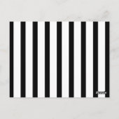 Moderne vertraging van onze datum uitgesteld zwart briefkaart (Achterkant)