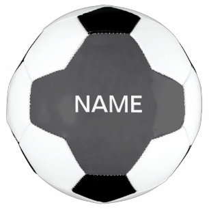 Moderne vet bewerkbare naam, bedrijf of merk enz. voetbal