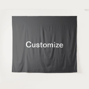 Moderne vet bewerkbare naam, bedrijf of merk enz. wandkleed