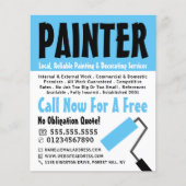Moderne Vet, schilder & decorator Adverteren Flyer (Voorkant)