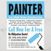 Moderne Vet, schilder & decorator Adverteren Flyer (Voorkant)