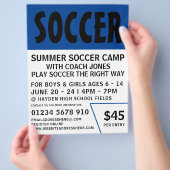 Moderne Vet, Voetbal Camp Adverteren brochure (Hand)