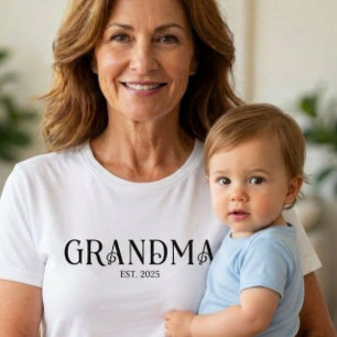 Moderne Vetgedrukte Lettertype Vastgestelde Oma T-shirt