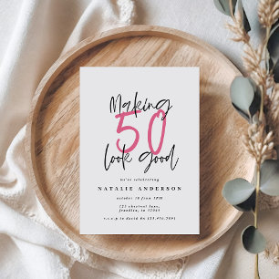 Moderne vetgedrukte typografie 50e verjaardag