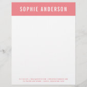 Moderne Vetnaam met bewerkbare koptekst Briefhoofd (Voorkant)