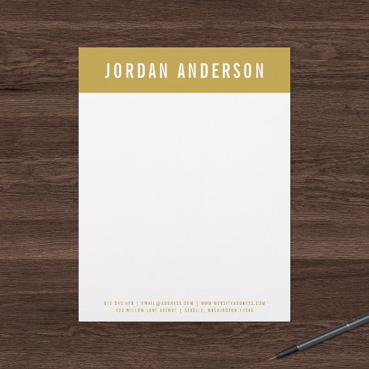 Moderne Vetnaam met bewerkbare koptekst Briefhoofd