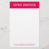 Moderne Vetnaam met bewerkbare koptekst Briefpapier (Voorkant)