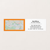 Moderne vette, Juisbar, Gedetailleerd Visitekaartjes (Binnenkant ongevouwen)