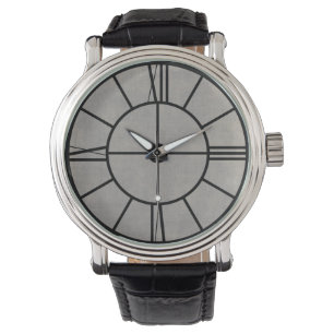 Moderne Vette Roman Horloge