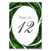 Moderne Vette Tropische Bladeren Bruiloft | Donker Kaart (Voorkant)