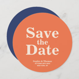 Moderne Vette Typografie Bruiloft Save the Date