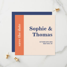 Moderne Vette Typografie Bruiloft Save the Date