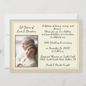 Moderne viering van 50ste verjaardag kaart (Voorkant)