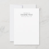 Moderne viering van de begrafenis van de herdenkin bedankkaart (Achterkant)