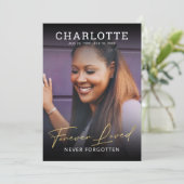 Moderne viering van de biofotouitnodiging kaart (Staand voorkant)