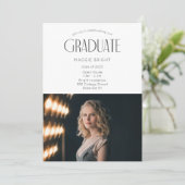 Moderne viering van de Open Huisdag voor afgestude Kaart (Staand voorkant)