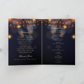 Moderne viering van het leven Foto begrafenis Programma (Binnen)