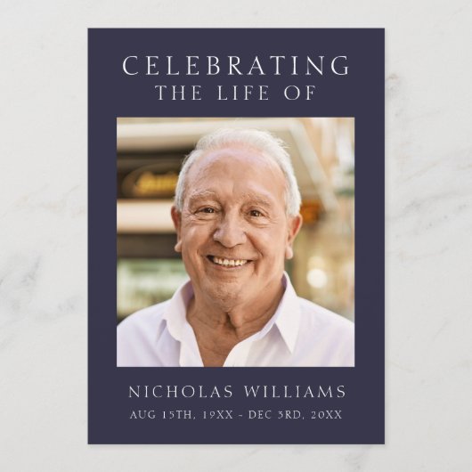 Moderne viering van het leven Orde van Service Programma (Voorkant)