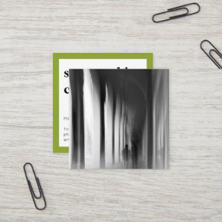 Moderne Vierkante Fotografie Minimalistisch Zwart Visitekaartje