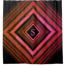 Moderne Vierkanten Landelijke Roze Geometrische Mo