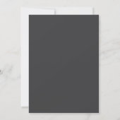 Moderne vintage afstuderen kaart (Achterkant)