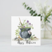 Moderne vintage Halloween ketelrecept 1 (Staand voorkant)