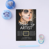 Moderne visagist Lichaamskunst Gezichtsschilderen Flyer (Enkel)