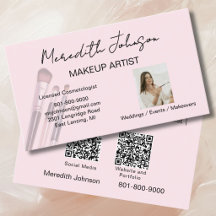 Moderne Visagist Professionele Foto QR Codes