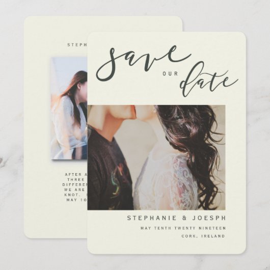 MODERNE VISIE KAART (Voorkant / Achterkant)