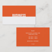 Moderne Visitekaartje (Voorkant / Achterkant)