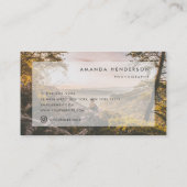 Moderne Visitekaartje Aangepaste achtergrond (Achterkant)