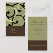 Moderne Visitekaartje en deco-/DIY-kleuren (Voorkant / Achterkant)