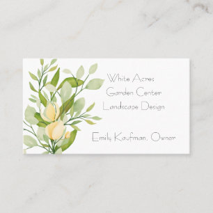 Moderne Visitekaartje van Floral Bouquet