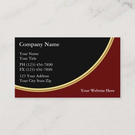 Moderne Visitekaartjes (Voorkant)