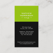 Moderne Visitekaartjes (Achterkant)