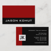 Moderne Visitekaartjes (Voorkant / Achterkant)