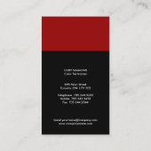 Moderne Visitekaartjes (Achterkant)